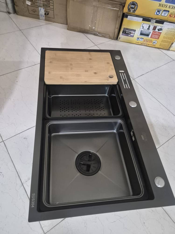 سینک باکسی ORIX GT اوریکس جی تی کره ای استیل و دودی