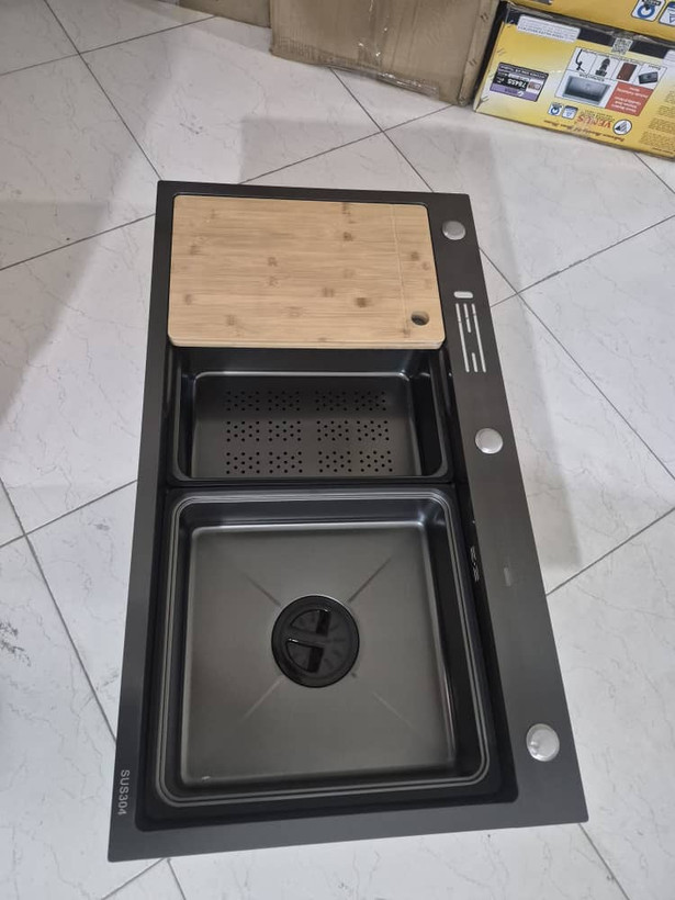 سینک باکسی ORIX GT اوریکس جی تی کره ای استیل و دودی
