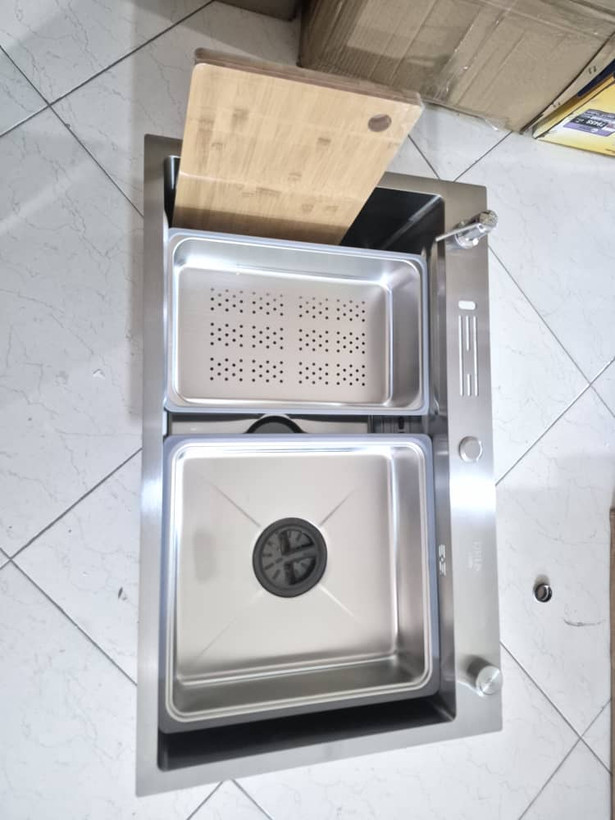 سینک باکسی ORIX GT اوریکس جی تی کره ای استیل و دودی