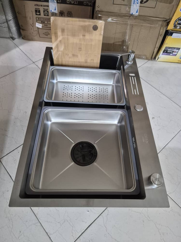 سینک باکسی ORIX GT اوریکس جی تی کره ای استیل و دودی